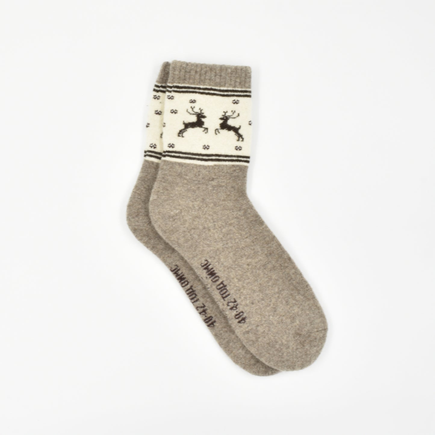 Adult Deer Me Wool Socks