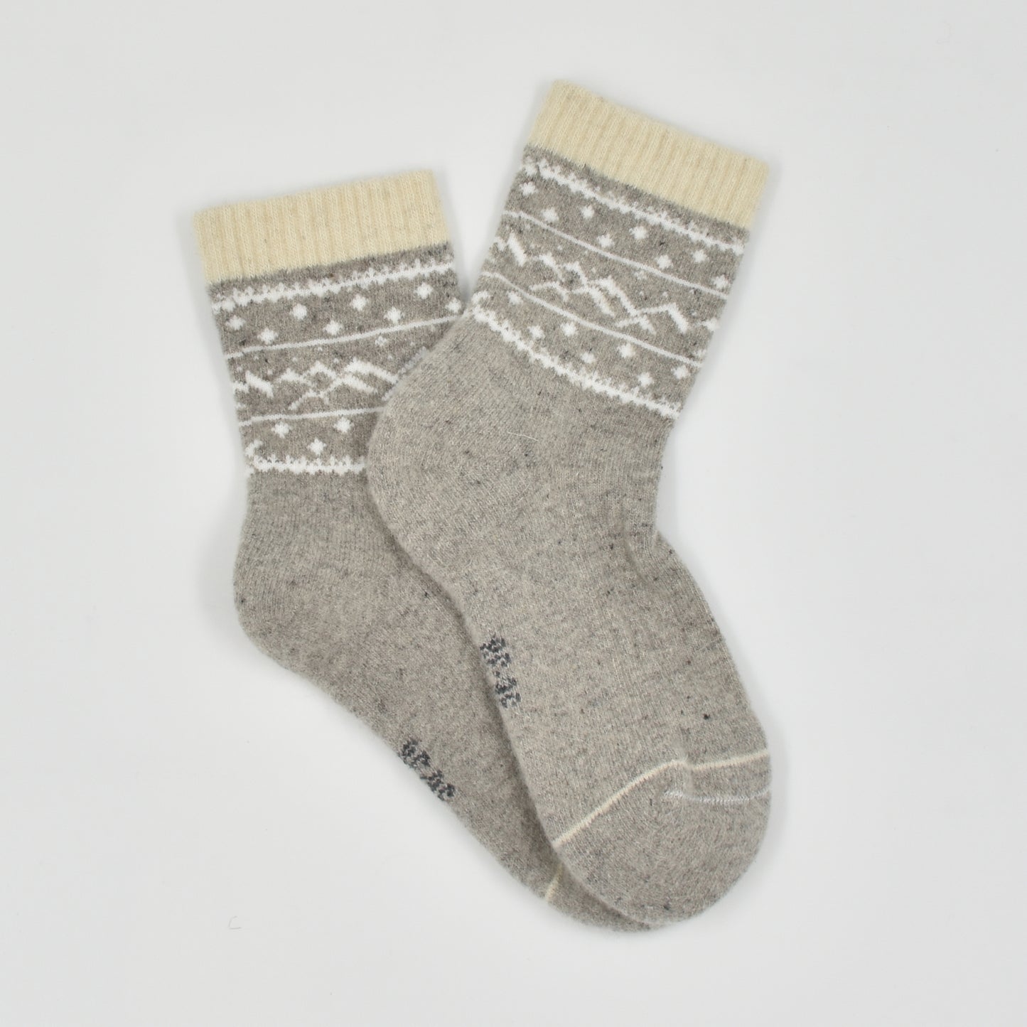 Adult Mountain Pattern Wool Socks