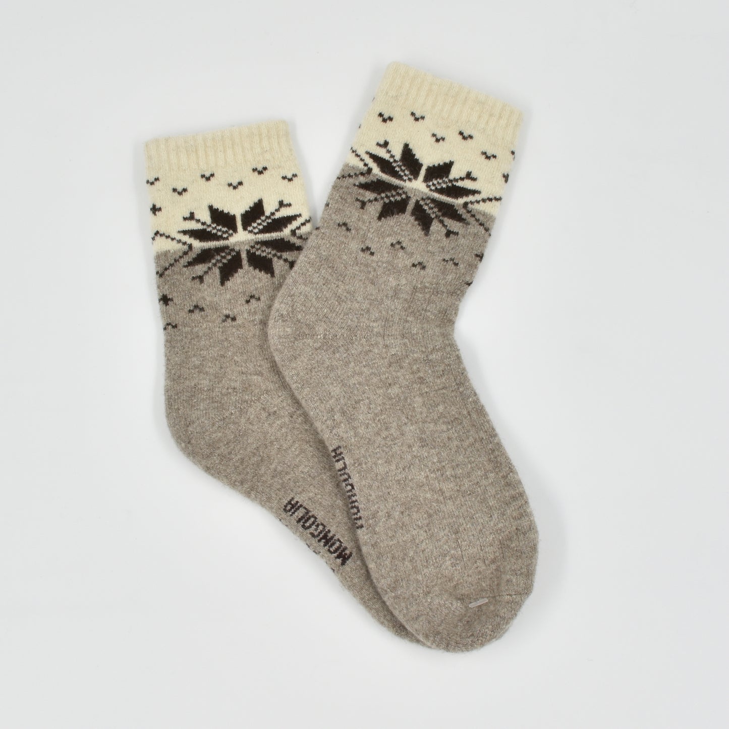 Adult Snowflake Pattern Wool Socks