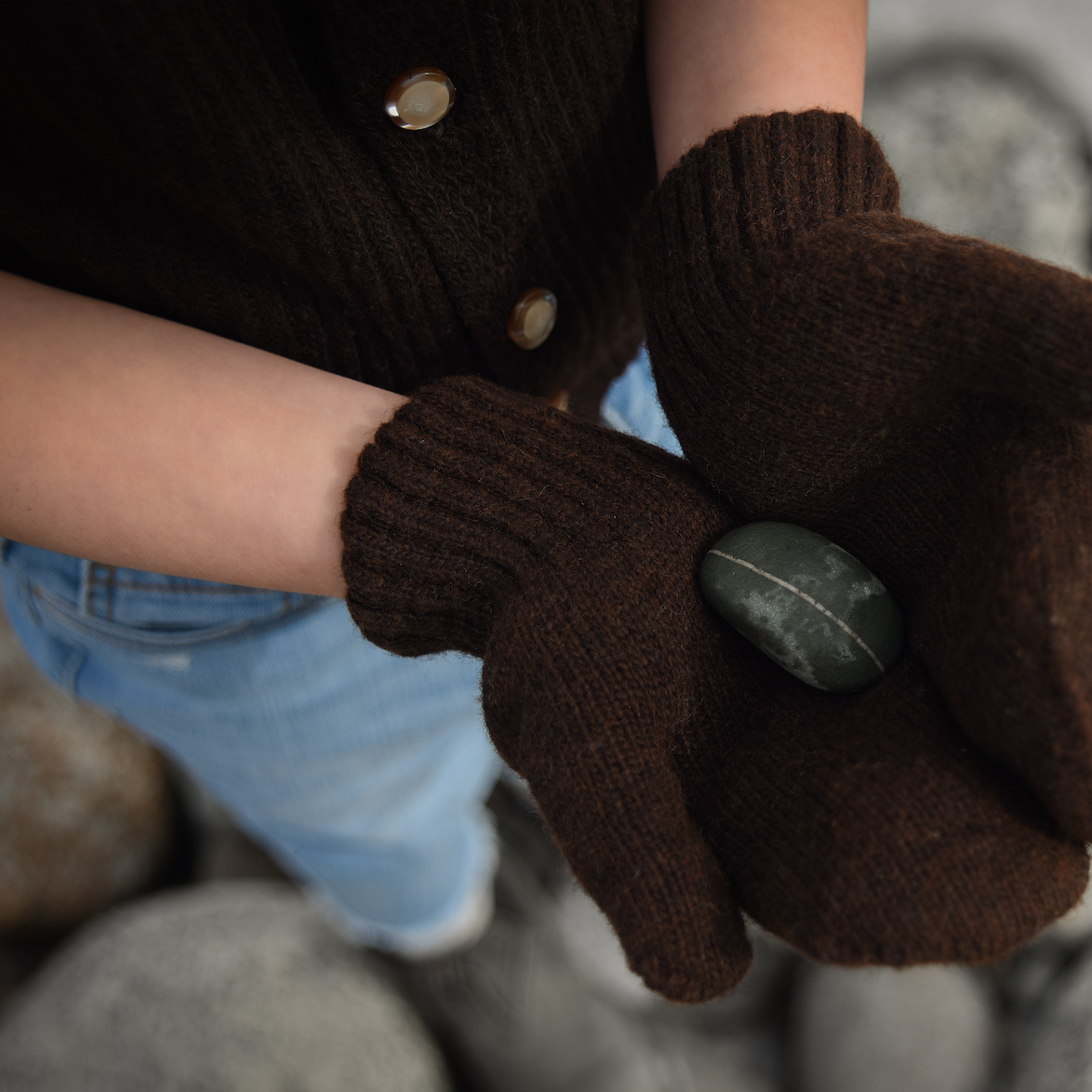Adult Wool Mittens
